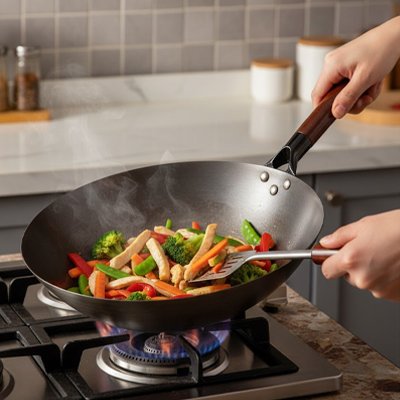 Poele wok 