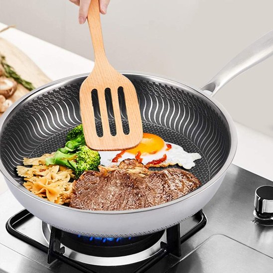 Poêle inox
