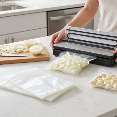 Sac alimentaire sous vide 